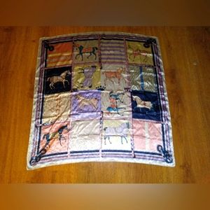 Suzhichou Horse Print Multi-Color Polyester Scarf